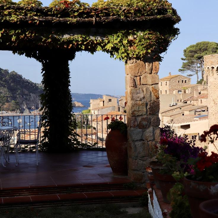 Entertainment zone at night in Italy